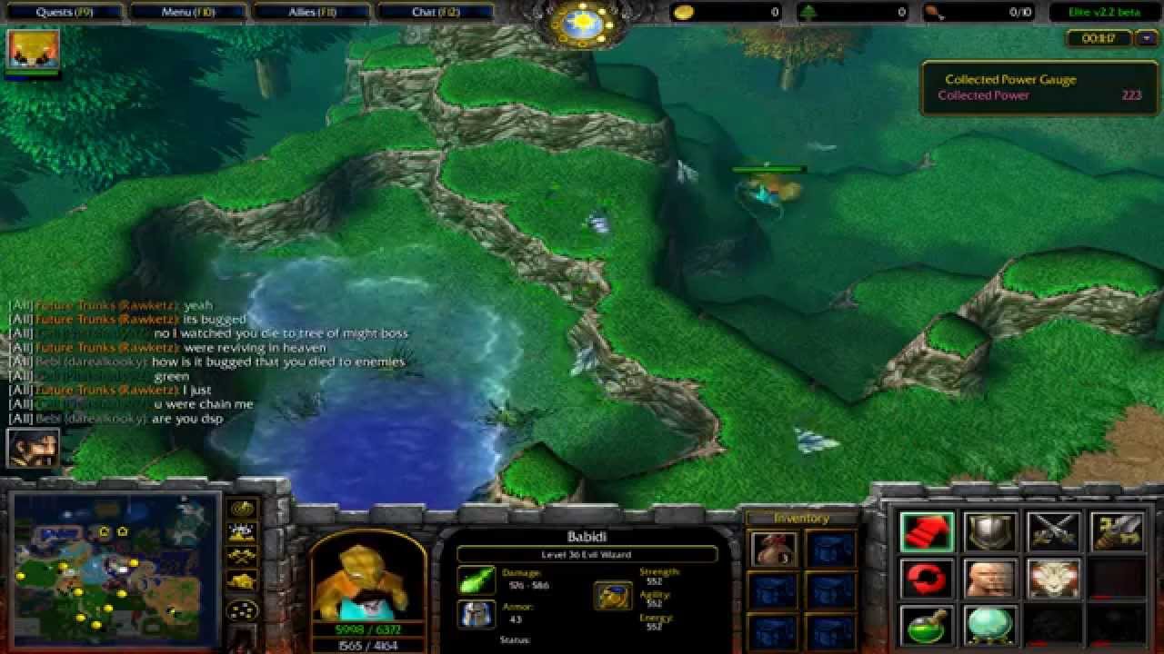 dragon ball z map for warcraft 3 reign of chaos  tabsoftis