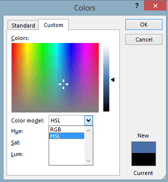 Change color microsoft word